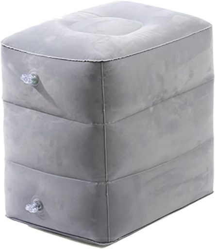 KKYOYREフットレスト足枕空気足置き足の疲れむくみ対策ストレス解消フットパッド三段階高さ調節可能便利フットレスト足置き台足枕クッション旅行便利グッズデスク下飛行機車家用エコ…