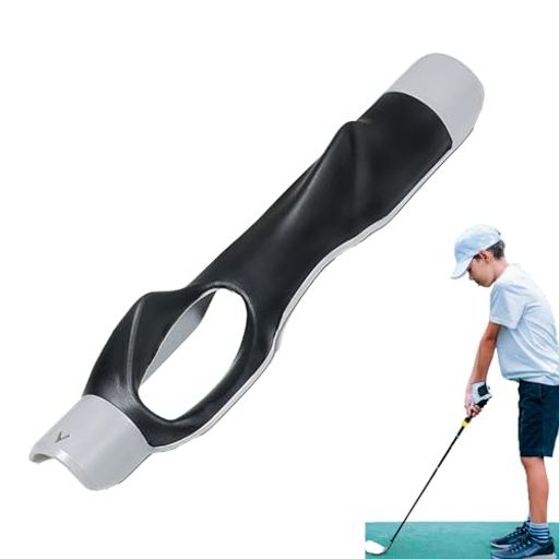 TokTechグリップトレーナーゴルフ練習器具ゴルフ練習用品グレー/イエローゴルフ練習スイング器具練習グ..