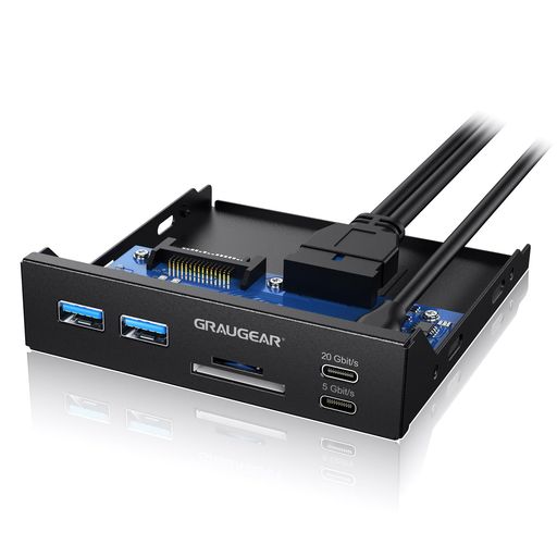 GRAUGEAR 10GBPS USB3.2 GEN2 TYPE-C 3.5C`xC J[h[_[ ^J[h[_[/C^[ @\PC}`tgplɓځA6|[g USB-C