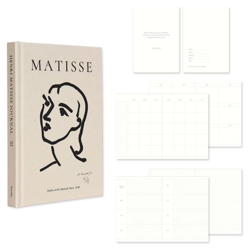 モノライク アンリ·マティス 洋装 ダイアリー HENRI MATISSE JOURNAL III - HENRI MATISSE HARDCOVER DIARY 年間計画 月間計画 週間計画 スケジューラー イラスト·ダイアリー