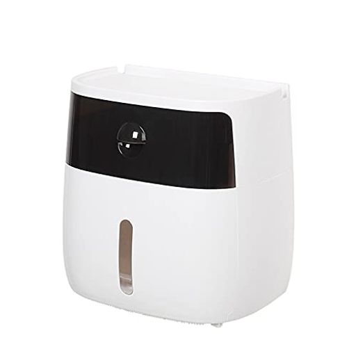 ECOCOティッシュケース多機能二重収納寝室、引き出し/可視窓/物置台/防水ティッシュボックスメガネケー..