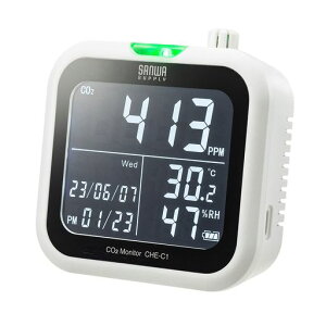 サンワサプライCO2二酸化炭素測定器温度湿度計付きCHE-C1