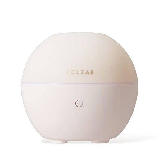 【2022年モデル】エレコム 加湿器 アロマディフューザー 卓上 エクリアミスト USB給電 抗菌 約80ml 超音波式 連続運転モード:最大7時間 銀系無機抗菌剤 SIAAマーク取得 丸型 アロマ拡張モード…