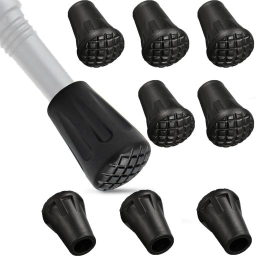 DERCHIAトレッキングポールキャップ8個セットラバーキャップ登山杖ストック保護ラバーキャップストックキャップ滑り止め端末保護ハイキング軽量耐磨耗取り替え用登山交換部品(内径11MM) DERCHIAトレッキングポールキャップ8個セットラバーキャップ登山杖ストック保護ラバーキャップストックキャップ滑り止め端末保護ハイキング軽量耐磨耗取り替え用登山交換部品(内径11MM)