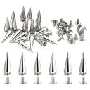 PATIKIL 20MM 衣類用スタッズ 20セット スタッズ レザーリベット メタルスクリュースタッズ 衣類 レザークラフト ファブリック 靴 パンクバッグ ...