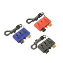 M METERXITY 3パック ゴルフクラブブ ラシ - クリップ付き 3IN1ブリッスルヘッドクリーニングツール 屋外に適用(赤 青 黒)(4)