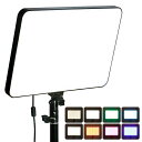 VILTROXプロ超薄型LEDビデオライトSpriite40ビデオ撮影用ライトRGB撮影ライトフルカラー2500-8500K色温度輝度調節3500LMCRI95+スマホアプリ制御可17種類シーンスタジオ撮影写真照明撮影照明