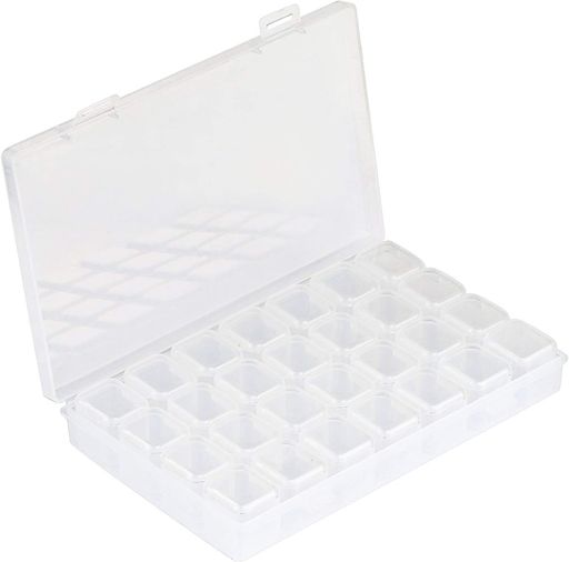 NALERビーズケース小物ケースビーズ入れ28分割収納透明パーツケース小分けケースクリアケースパーツ入..