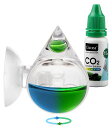 CLSCEA 水槽水族館用 CO2インジケーター CO2ドロップチェッカー 水槽 CO2濃度測定 CO2 試薬15ML付き