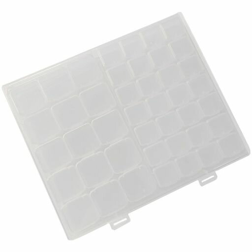 ビーズケース小物ケースビーズ入れ43分割小分けケースダイヤモンドアートツール透明ネイルケースクリア..