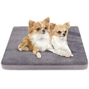 JOICYCO 犬 ベッド 冬 暖かい 洗える ペットベッド 犬マット 犬ベッド小型犬 クッション性 足腰・関節にやさしい 清掃しやすい 滑り止め 型崩れしない 60*50*5CM（グレー S）
