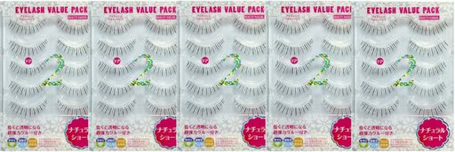アイラッシュバリューパックお徳用5個セット(ナチュラルショート)VP-2x5