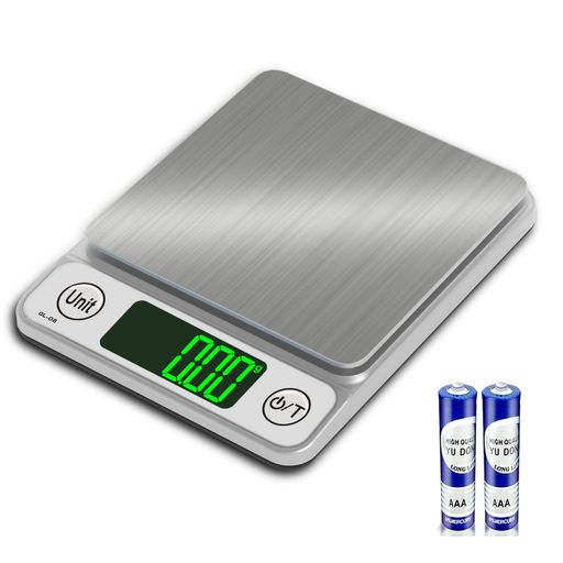 はかりキッチン計量器1kgキッチン0.01g単位計量可能メジャー測りコーヒークッキングスケール料理調理お菓子作り封筒秤クッキングスケール電子はかりデジタル(シルバーS)