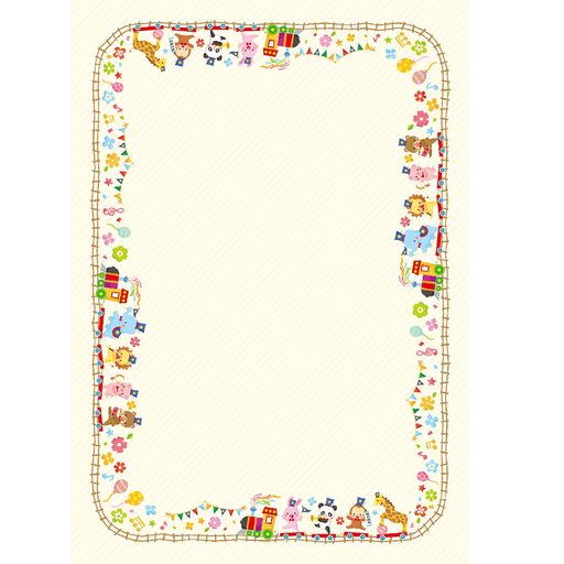 ササガワ証書用紙タカ印B5アニマル20枚10-1710