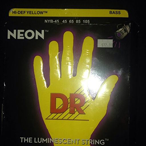 DR ベース弦 NEON ニッケルメッキ イエロー カラー コーテッド .045-.105 NYB-45
