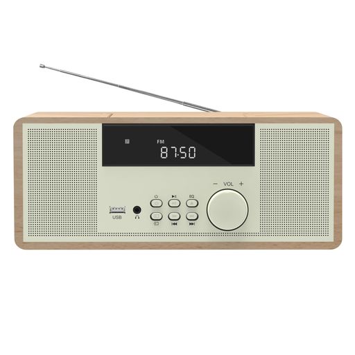 30W CDステレオシステムミニコンポ CDプレーヤー FMラジオ Bluetooth対応スピーカー USB/AUX入力 ヘッドフォンジャック リモコン