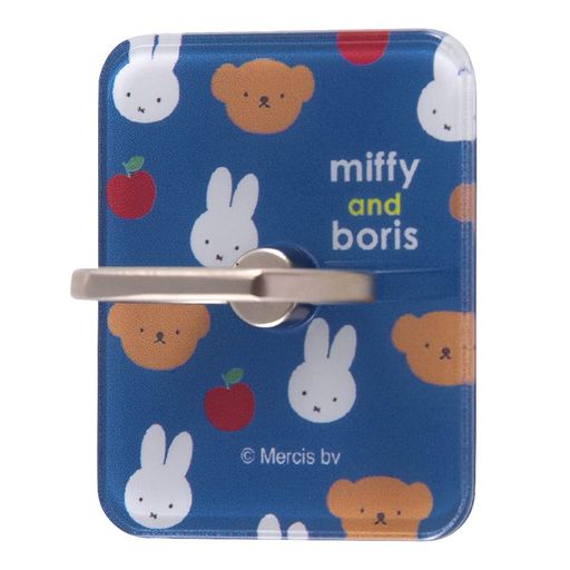 イングレム『ミッフィー』/スマートフォン用リングアクリル/MIFFYANDBORIS_ブルーIS-BABKR/MF45 イングレム『ミッフィー』/スマートフォン用リングアクリル/MIFFYANDBORIS_ブルーIS-BABKR/MF45
