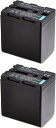 NINOLITENP-QM91NP-QM91DNP-QM90互換バッテリー2個セットソニーHDR-SR1HDR-UX1HDR-HC1等対応NPQM91X2_T....