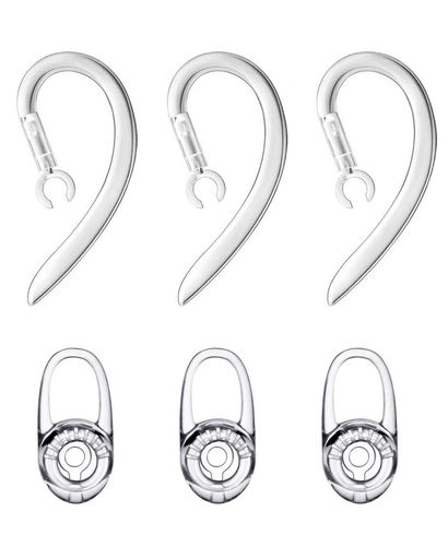 VSuRingイヤーフックイヤーピースシリコン製360度回転耳かけ型落ち防止PLANTRONICSPolyM70Explorer500M..