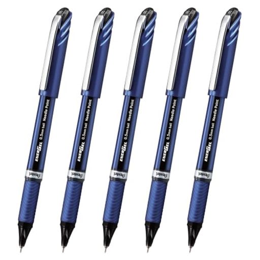 パック入りサイズ/重さ:45x15x200mm/12g 線種:極細字 線幅(mm):0.5 インク色:黒 濃くてはっきりとした文字がなめらかに書けるエナージェルインキを搭載。