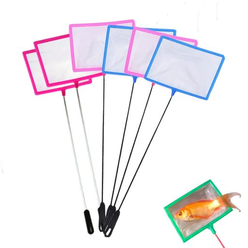 🐟【パッケージ内容】密目丸枠or角型フィッシュネット6本セット、色:ランダムな色で発送しますので、ご了承ください。 🐟【サイズ】丸枠:全長31 cmとコイル直径7cm、角型:全長31 cmとコイル直径10cmです。 🐟【特徴】小型漁網は環境にやさしい素材で、防錆・耐久性に優れ、長寿命です。小型、高密度、水タンクの汚れを取り除くのに非常に適しています。 簡単に表面をきれいにし、水中のわずかな汚れを取り除くことができます。 🐟【使いやすい】幅広で厚みのある、高ベアリング、滑り止めハンドル、使いやすい。軽く持ち上げることがでるし、ハンドルの尾に便利なフックを付いて、終わったら簡単に掛けることができます。 🐟【多用途】ご自宅の水槽・アクアリウムでのお掃除時にはもちろん、水槽水族館、魚タンクなどの清掃やメンテナンスにも最適です。