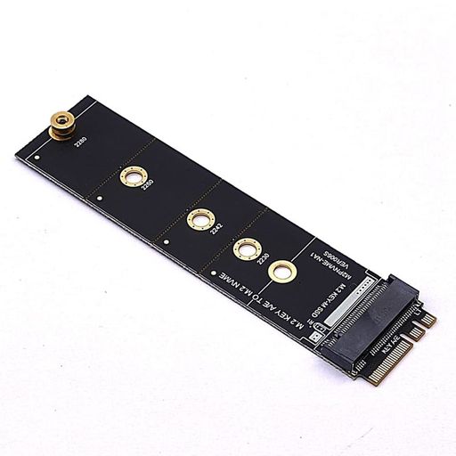 Dovhmoh M.2 A+E KEY スロットから M.2 NVME アダプタ カードへ NGFF から KEY-M 拡張カードへ NVMe PCI Express SSD ポート拡張アダプタ