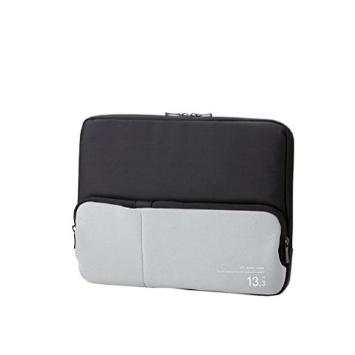 エレコムパソコンケースPCケース13.3インチ(macbookpro13)ケース小物収納ポケット付ブラックBM-IBPT13BK