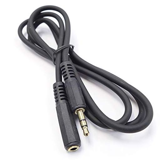 ステレオミニプラグ3.5φ金メッキ延長ケーブル1m