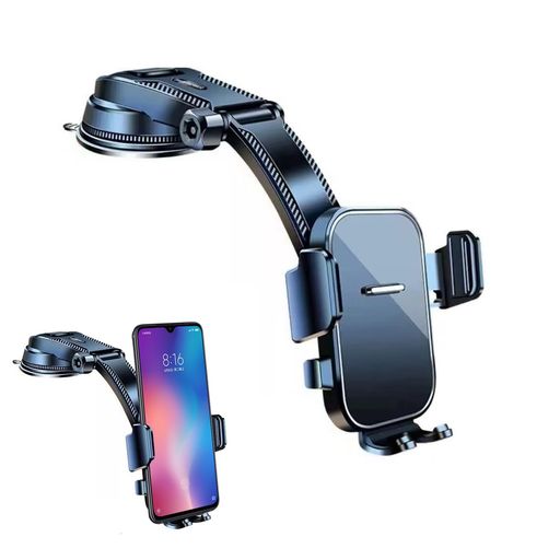 Coolloodaスマホホルダー車車載ホルダー車用スマホスタンド携帯ホルダーカー用品折り畳み可能超強力真空吸盤形状記憶合金安定性抜群360°自由調節片手操作取付簡単繰り返し利用可能手帳…