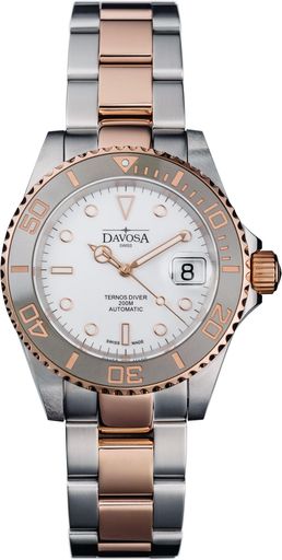 [ダボサ]DAVOSA 腕時計 機械式自動巻 デイト 200M防水 Ternos Ceramic スイス製 161.555.63