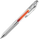 ぺんてるボールペンゲルインキエナージェルインフリー0.7MMクリア軸BL77TL-Fオレンジ10本