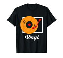ヴィンテージレトロビニールレコードプレーヤーTシャツ
