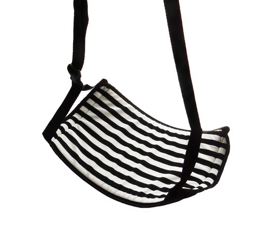 ヴァンガード(VANGUARD)ADVANCE飛行機機内フットレスト綿ニットボーダー日本製ホワイトwh