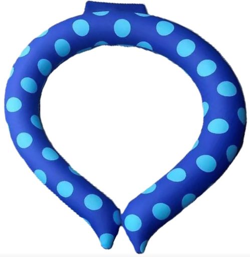 トーンToneネッククールクールリングひんやりリングひんやりキープLサイズブルードットVT-04