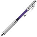 ぺんてるボールペンゲルインキエナージェルインフリー0.7MMクリア軸XBL77TL-Vバイオレット5本