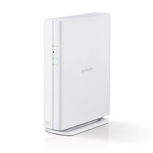 エレコム Wifi 無線LAN 中継機 Wi-Fi6対応 11ax/ac/n/a/g/b 2402+574Mbps [離れ家モード/有線LANポート搭載/イーサネットコンバーター/ビームフォーミングZ] 【iPhone、 iPad、 Android端末、