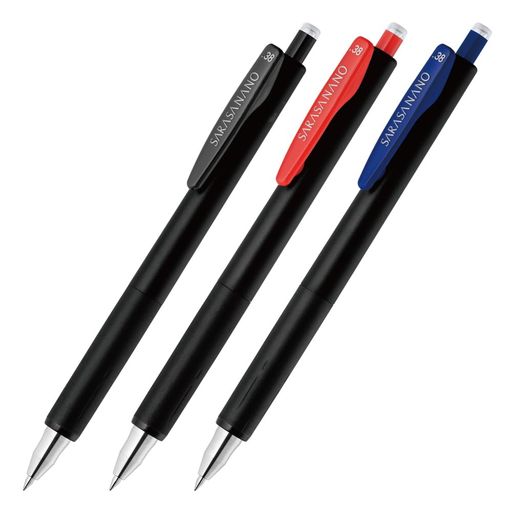 ゼブラジェルボールペンサラサナノ0.38mm黒赤青3色セットP-JJX72-3C-AZ ゼブラジェルボールペンサラサナノ0.38mm黒赤青3色セットP-JJX72-3C-AZ
