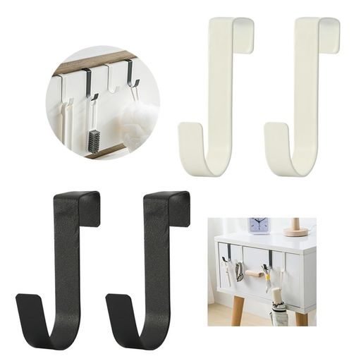 1.【製品仕様】ドアハンガー*4(ブラック*2+ホワイト*2)、仕様7cm*2.2cm*1.3cm 2.【高品質素材】厚い素材、耐久性に優れています。 3.【S型デザイン】穴あけ、接着剤、工具は必要ありません。頑丈で耐久性のある構造。ドアフックは裏返すとほとんどのドアの両方に取り付けられ、好きな場所に掛けられます。耐荷重は約5kg。材質的に錆びにくい。 4.【便利に収納】扉とドアの限りの空間を活用し、服、帽子、バッグ、収納袋などを掛けたり。 5.【適用範囲です】ドアやキッチンの洗面台下に収納した取っ手を、タオルやゴミ袋を掛けて使うことができます。キッチンだけでなく、子ども部屋やリビング、ランドリールームにも設置できます。必要な場所に掛けられるので、お部屋の収納をスマートに解決してくれます。