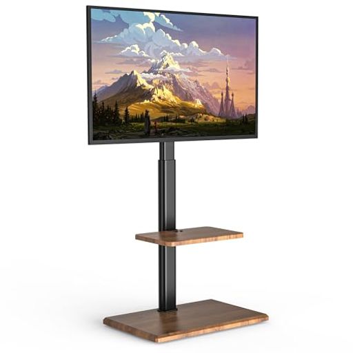 FORGING MOUNT テレビスタンド 隠しキャスター付き 壁寄せテレビスタンド 26~65インチ対応 耐荷重40kg TVスタンド キャスター付き 自立式 壁寄せ ハイタイプ 棚板付きテレビ台 VESA規格400x400mm 高…