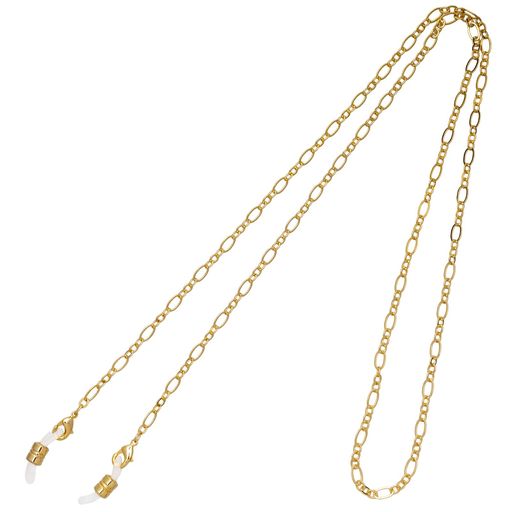 テーシーケース(Tccase)メガネホルダーメガネストラップ70cmシンプルネックレス真鍮ずれ落ち防止アイウ..