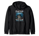 I’MDEEPINMYWORK水中溶接機ジップパーカー