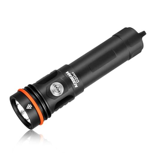 ACEBEAM D20 2.0 ダイビングライト 水中ライト 水陸両用 LED 懐中電灯 潜水深200m/ビーム距離500m/光量2200lm/ナロー9度ビーム 強力スポットライトをピンポイント照射 プロダイバー仕様 IP68防水ラ…
