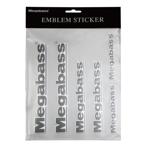 メガバス(Megabass) EMBLEM STICKER ブラック
