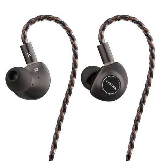 HiFiGo Kefine Delci シングル 10mm ダイナミックドライバーインイヤーモニター、1DD DLC + PU ダイアフグラム IEM 強力な低音を備えたインイヤーイヤホン