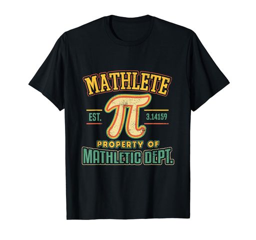 MathleteMathAthleticDepartmentPI3.14数学微積分パンズTシャツ