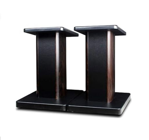 BQKOZFIN スピーカースタンド 高さ30cm スピーカー 台 木製 2台1組 天板19x23.5cm 耐荷重50kg