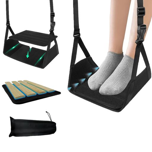 DURASIKOフットハンモックアウトドアフットスツール折りたたみ式吊り下げ式フットハンモックポータブル..