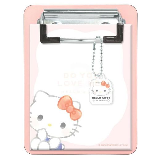 サンリオチャーム付きバインダーメモハローキティ