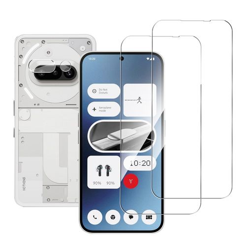 Rakuten - 【3枚入り】ForNothingPhone(3a)専用ガラスフィルム2枚+カメラフィルム1枚硬度9H強化ガラス自動吸着高透過率耐衝撃Nothingphone(3a)対応保護フィルム