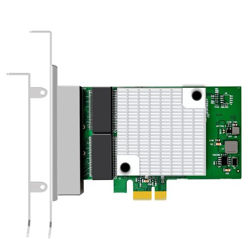 GLOTRENDSST73874ポートGigabitPCIeLANカード、4xRTL8111Hチップ、4xRJ45LANポート、PCIeX1インストール